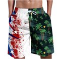 thumbnail image 1 of Shorts de Randonnée Homme Décontractés Mode Shorts Patchwork avec Poches Taille Élastique Pantalons de Plage Shorts Homme Taille Élastique en Liquidation, 1 of 4