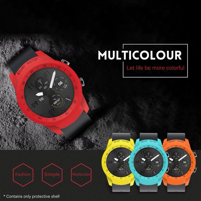 Boîtier de Protection pour Montre Intelligente Couleur Unie pour TicWatch Pro