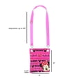 thumbnail image 4 of Minnie Mouse Glam Crossbody Passport Shoulder Bag Purse Pink, 4 of 6