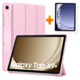 thumbnail image 1 of SuperShield Cases for Samsung Galaxy Tab A9 Plus/+ 11 Inch 2023 Case with Tempered Glass Screen Protectors, Translucent Tri-Fold Cover for Samsung Tab A9 Plus Tablet (SM-X210/X216/X218) - Rose Gold, 1 of 5