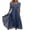 Navy, variant on Pisexur Womens Embroidered Wedding Dress Floral Lace Bridesmaid Party Dress High Low Hem V Neck Formal Dresses for Wedding, Cocktail Dress