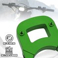 thumbnail image 3 of ALLTIMES Digital Display Relocation Bracket, for Sur Ron x Light Bee for Segway x260 x160, 6061 Aluminium Green, 3 of 9
