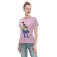 thumbnail image 4 of T-Shirt Basique à Manches Courtes pour Femmes Conan and Xiaolan, 4 of 6