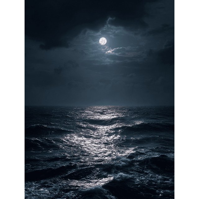 Qisvanset Seaside Wave Scenery Canvas Print 12x16 Inch Dining Room Decor