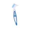 thumbnail image 1 of mtvxesu Manual Toothbrushes 1Pc Denture Teeth Brush Easy Grip Handle Double Sided Toothbrushes Sale, 1 of 1
