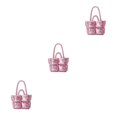 thumbnail image 3 of Baohd Larger Capacity Tote Bag With Big Opening For Easy Access Books Crossbody Bag pink 3Set, 3 of 6
