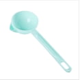 thumbnail image 1 of Oleegame 1PC Stainless Steel Cutlery Set PP Plastic Oil Separator Soup Spoon Food Fat Separator Oil Spoon Grease Filter Separator Pot Oil Filter Spoon Home Kitchen And Cooking Soup Colander Blue, 1 of 1