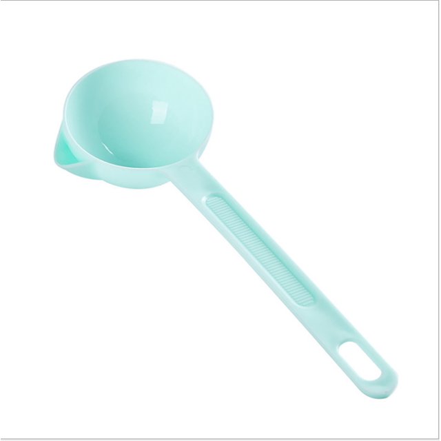Oleegame 1PC Stainless Steel Cutlery Set PP Plastic Oil Separator Soup Spoon Food Fat Separator Oil Spoon Grease Filter Separator Pot Oil Filter Spoon Home Kitchen And Cooking Soup Colander Blue