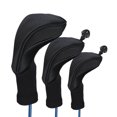 thumbnail image 1 of Generic Premium 3-Piece Golf Club Headcover Set in Black – Durable Nylon Protection for Your Golf Clubs, Scratch-Resistant Design, Multiple Color Options Available, 1 of 6