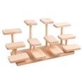 thumbnail image 1 of veasfak Wooden Display Riser Cupcakes Holder Showcase for Toys Action Figure Dessert Jungle, 1 of 9
