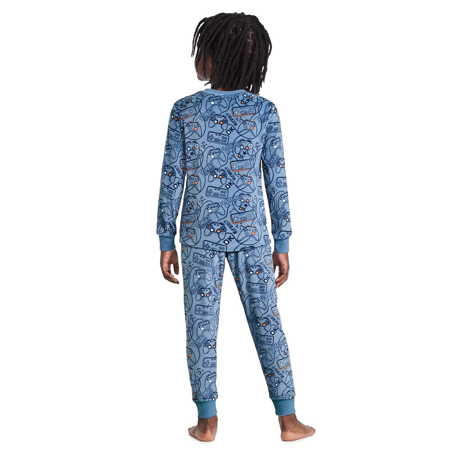 George Boys' Two Piece Velour Pajama Set