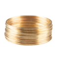 thumbnail image 4 of jifeng 50 Loops Jewelry Wire Memory Wire Art Memory Steel Wire for Necklace Earring Light Gold, 4 of 9