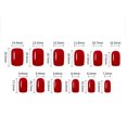 thumbnail image 3 of Aursykel 24 Piece French Fake Nails Set with Nail Art Kit for DIY Manicure Includes 12 Sizes Wearable Nail Stickers Snowflake Non Fade ABS Safe Material Nail File Stickers, 3 of 6