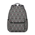 thumbnail image 1 of Sac à Dos Scolaire Vintage Boho Chic avec Motifs Rustiques de Décoration Intérieure, Matériau Résistant à l'Usure, Bretelles Réglables, Grande Capacité pour Activités Extérieures des Étudiants, 1 of 6