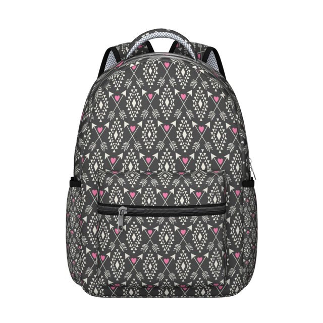 Sac à Dos Scolaire Vintage Boho Chic avec Motifs Rustiques de Décoration Intérieure, Matériau Résistant à l'Usure, Bretelles Réglables, Grande Capacité pour Activités Extérieures des Étudiants