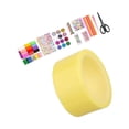 thumbnail image 1 of Blow Bubbles Double Sided Tape for Kids Classroom DIY Home Decor Craft Handmade Ball 1 Roll w Full Tools Yellow, 1 of 9