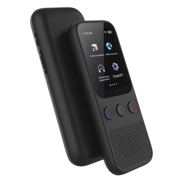 Appareil de Traduction Linguistique Portable avec 138 Langues Traduction Vocale 17 Traductions hors Ligne Prise en Charge de l'Interprétation Simultanée