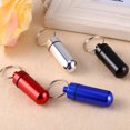 thumbnail image 3 of LHCER Keychain Tablet Pill Box, Portable Travel Pill Box,Portable Travel Pill Box WaterProof Mini Blue Aluminum Keychain Tablet Pill Storage Box Case, 3 of 7