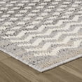 thumbnail image 3 of Rug Branch Jules Moroccan Indoor Area Rug, Grey Beige, Geometric - Living Room, Bedroom, Dining Room, and Kitchen, 3 of 5