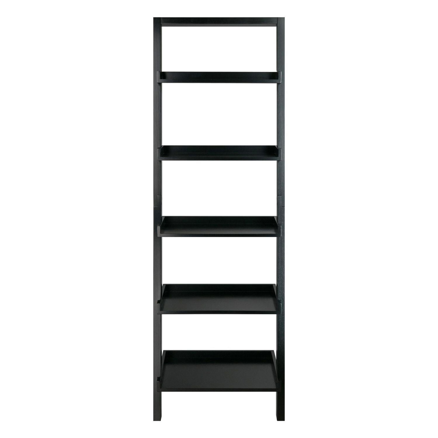 Winsome Bellamy  Leaning Shelf Black Finish