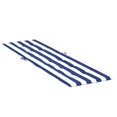 thumbnail image 2 of vidaXL Coussin de Chaise Longue Rayé Bleu&Blanc en Tissu Oxford, 2 of 5