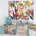 thumbnail image 1 of Designart Tropical VIntage Flowers III Canvas Wall Art, 1 of 4