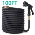 thumbnail image 1 of Owsoo Expandable 100FT Garden Hose with 8 Spraying Modes, 1 of 8
