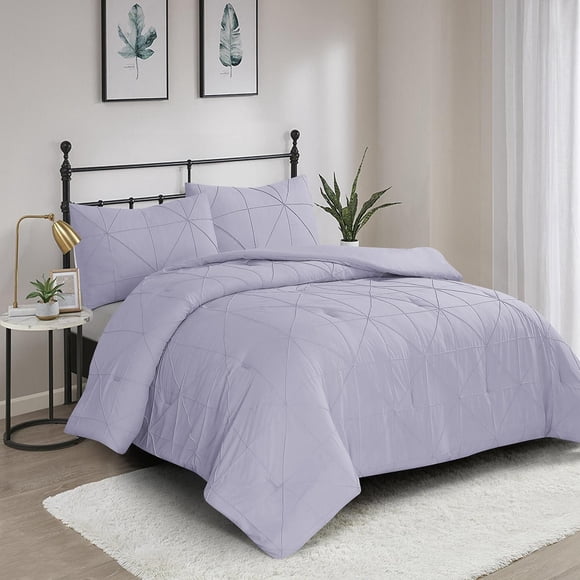 3 Pieces Hartford Pintuck Comforter Set