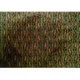 thumbnail image 4 of oneOone Cotton Silk Fabric Leaves & Paisley Block Decor Fabric Printed BTY 42 Inch Wide, 4 of 4