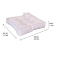 thumbnail image 2 of EGYMEN 40cm 3D Thick Imitation Linen Seat Cushion, Compressed Travel Floor Mat with Candy Colors, 2 of 6