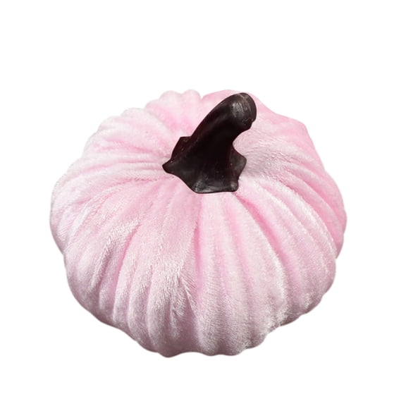 Dvkptbk Velvet Pumpkins Decor,Super Soft Stuffed Pumpkin with Exquisite craftsmanship for Fall Halloween Thanksgiving Decoration