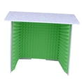 thumbnail image 2 of braveheart Soundproof Booth Studio Sound Recording Foam Panels Desktop Soundproof Cover Gray Green 60x60cm, 2 of 6