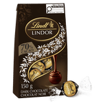 Lindt LINDOR 70% Chocolat noir de Cacao truffes, 150-Gram sac
