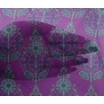 thumbnail image 4 of oneOone Viscose Chiffon Fabric Floral & Paisley Block Printed Fabric 1 Yard 42 Inch Wide, 4 of 4