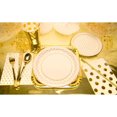 thumbnail image 2 of Gold Foil Square 9" Dinner Plates, 8ct, 2 of 2