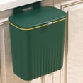 thumbnail image 2 of Gkeoshab Rubbish Bags Hanging Kitchen Trash Can With Lid Double Open Lid Design Kitchen Trash Can Kitchen Cabinet Door Hanging Wall Storage Bucket Kitchen Compost Door Hanging Mounted Home & Garden, 2 of 4