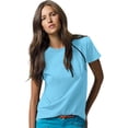 thumbnail image 1 of Hanes ComfortSoft T-Shirt à Col Ras du Cou en Jersey Coupe Décontractée pour Femmes, m, Bleu Horizon, 1 of 2