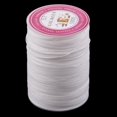 thumbnail image 3 of yuksok 1x Round Waxed Thread Cord Leather Sewing Hand Stitching Jewelry Craft White, 3 of 9