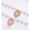thumbnail image 3 of Crystal Heart Pet Cat Dog Necklace Jewelry with Bling Pearls Rhinestones Charm for Pets Cats Small Dogs, 3 of 5