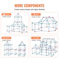 thumbnail image 4 of VEVOR Tent Fort Building Kit for Kids STEM Construction Toy Set Castle 180PCS, 4 of 9
