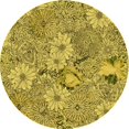 thumbnail image 1 of Ahgly Company Tapis d'Intérieur Lavable en Machine Carré Transitionnel Chêne Brun, 3 Pieds Carré, 1 of 7