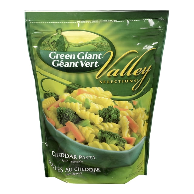 Valley Selections* Cheddar Pasta With Vegetables. Ready In Less Than 5 Minutes!, GREEN GIANT Valley Selections CHEDDAR PASTA