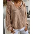 thumbnail image 5 of Sun Protection Clothing Womens Knitted Outer Sun Protection Knitted Hooded Sun Protection Clothing, 5 of 5
