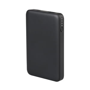 onn USB-C/USB-A 5,000 mAh Power Bank for Smartphones & Tablets, Black