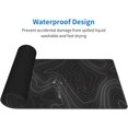 thumbnail image 5 of Extra Large Mouse Pad 31.5 x 11.8 Inch - Topographic Map Lines Contour Design - Non-Slip Rubber Base, Easy Gliding Surface, Desk Mat for Office, Home, Gaming, Work - XL Mousemat, 5 of 5