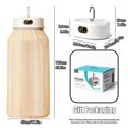 thumbnail image 3 of PXNTLA Travel Portable Dryer -Portable Folding Dryer, 5-Min Quick Preheat 6-Hour Continuous Drying, 10cm Foldable Mini Dryer for Apartments, RVs, Travel - Holds 8 Clothes, 3 of 7