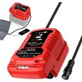 thumbnail image 1 of Solar Charger Adapter for Craftsman 20V Battery,Portable,Outdoor Work,Camping, 1 of 7