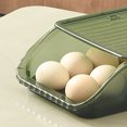 thumbnail image 2 of Boîte de Rangement en Plastique d'Oeufs en Plastique Rouleau Automatique Transparent Épaissi Récipient de Rangement d'Oeufs Rainurés pour la Cuisine de Réfrigérateur, 2 of 5