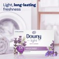 thumbnail image 4 of Downy Light Mega Dryer Sheets, Fabric Softener Dryer Sheets, White Lavender 120ct, 4 of 9