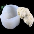 thumbnail image 4 of Miangastore Sleeping Dog Shape Chocolate Mold Silicone Cake Mold Ice Cream Making Mould, 4 of 8